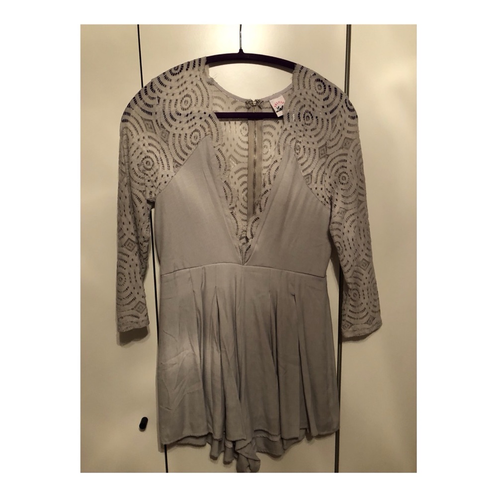 Gray romper